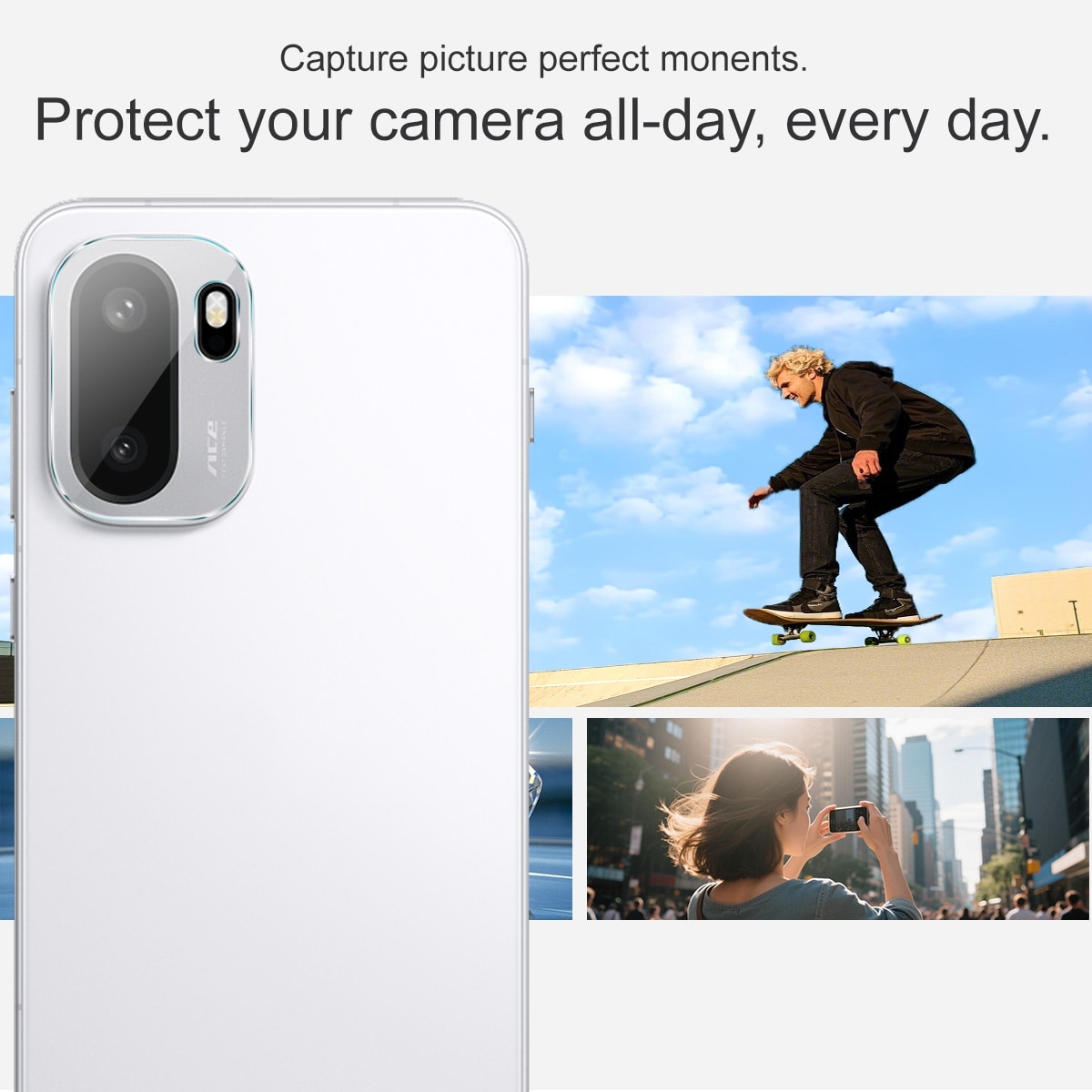  OnePlus 15R Tempered Glass 0.2mm Lens Protector Transparent