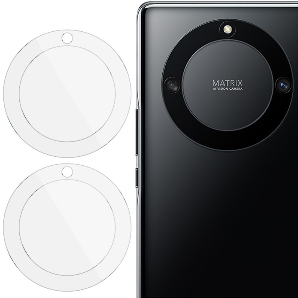 Honor Magic5 Lite Tempered Glass Lens Protector (2-pack) Transparent