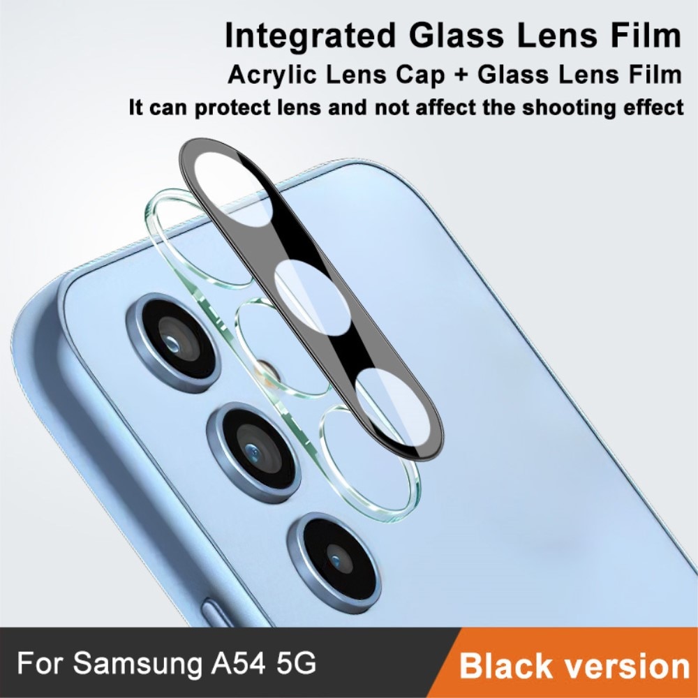 Samsung Galaxy A54 Tempered Glass 0.2mm Lens Protector Black