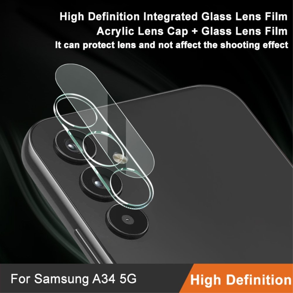 Samsung Galaxy A34 Tempered Glass 0.2mm Lens Protector Transparent