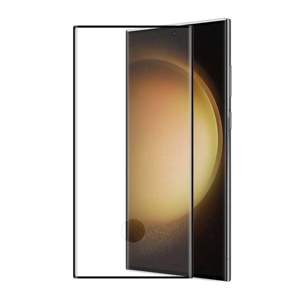 Samsung Galaxy S23 Ultra Full Glue Tempered Glass Black
