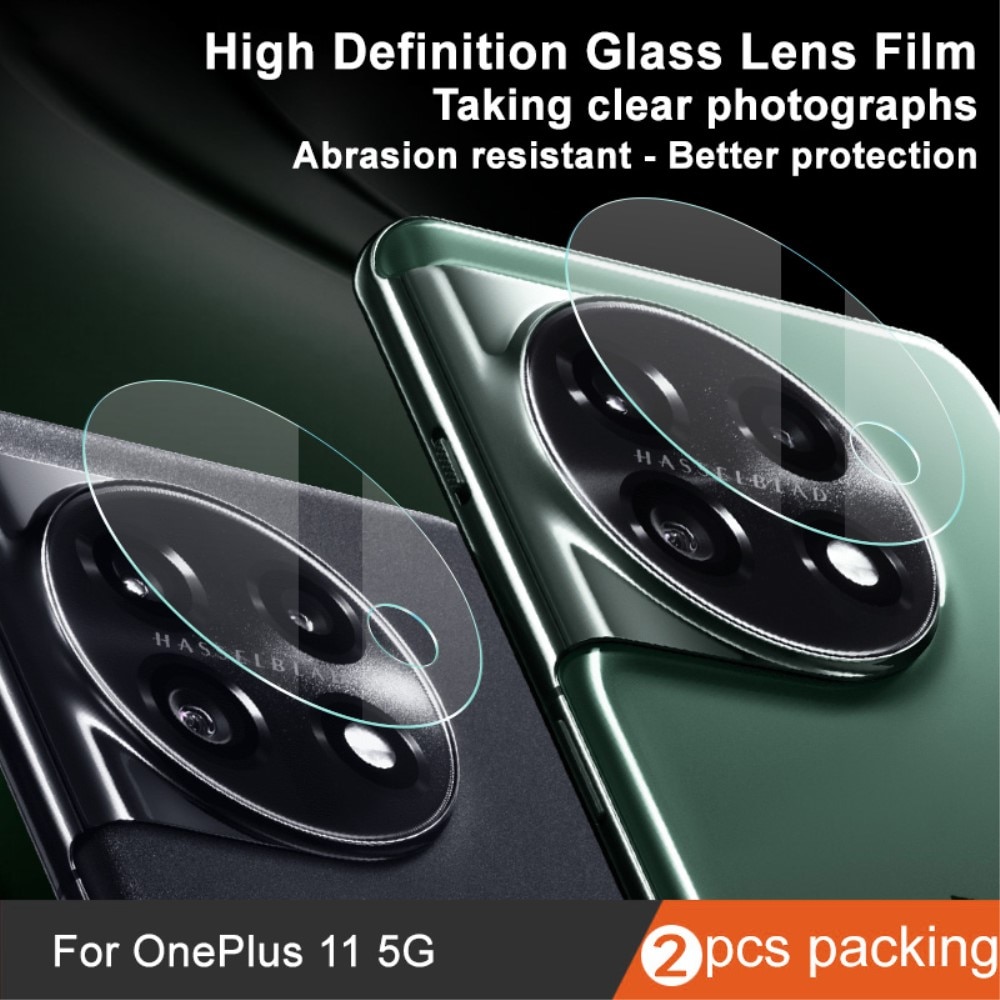 OnePlus 11 Tempered Glass Lens Protector (2-pack) Transparent