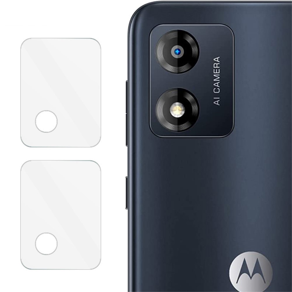 Motorola Moto E13 Tempered Glass Lens Protector (2-pack) Transparent