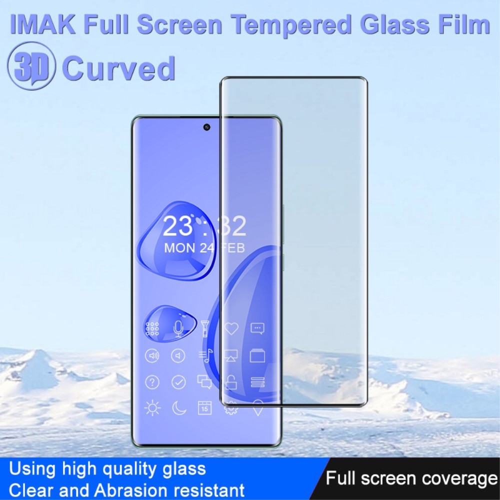 Honor Magic5 Lite Tempered Glass Full-Cover Screen Protector Black