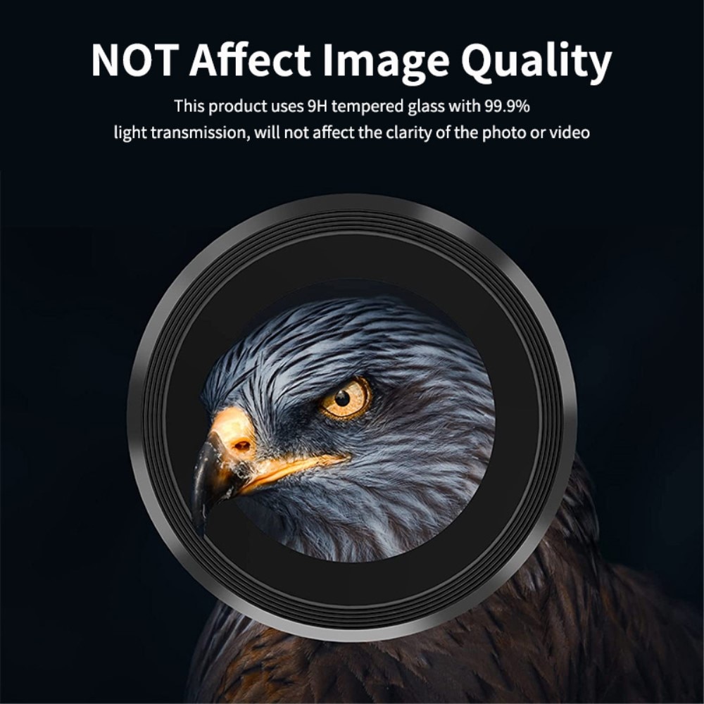Samsung Galaxy A24 Tempered Glass Lens Protector Aluminium Black