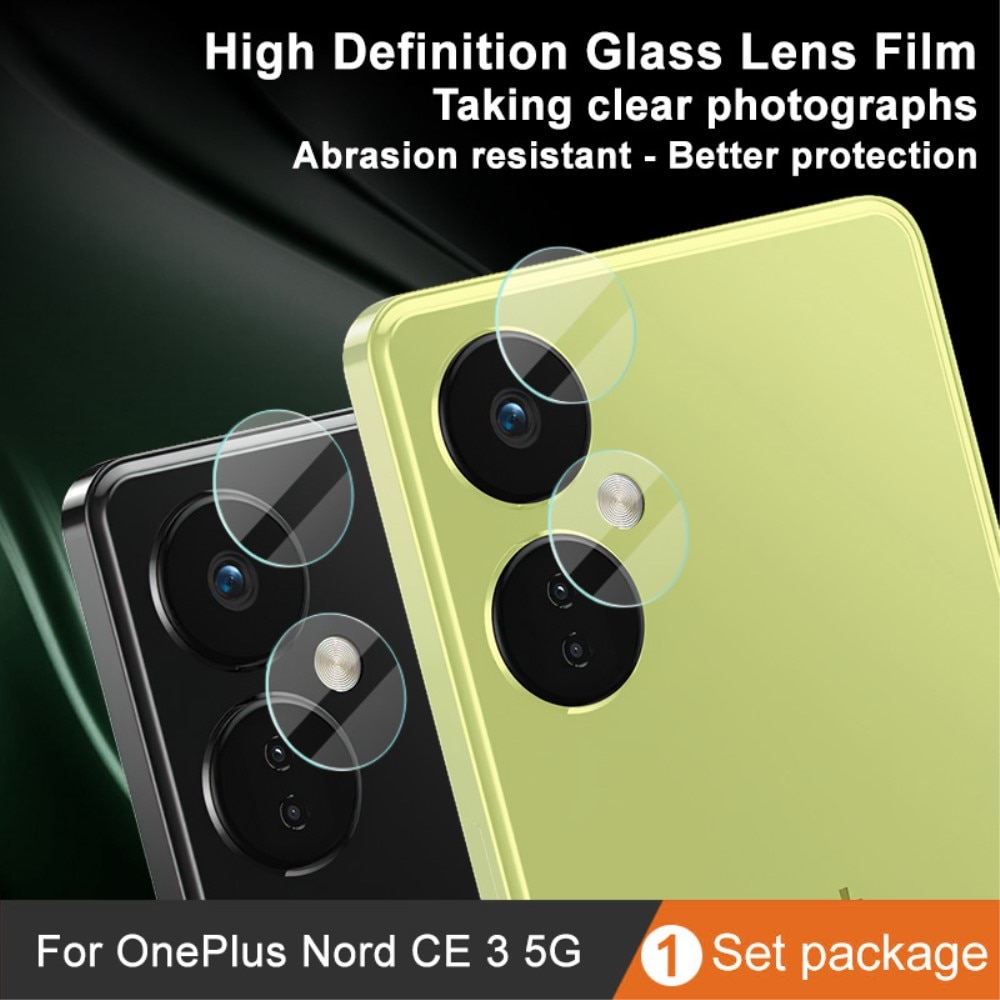 OnePlus Nord CE 3 Lite Tempered Glass Lens Protector Transparent