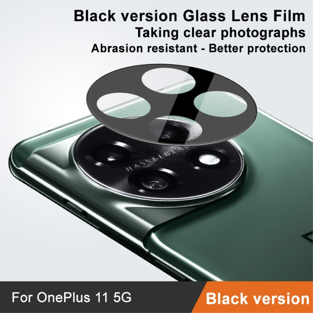 OnePlus 11 Tempered Glass 0.2mm Lens Protector Black