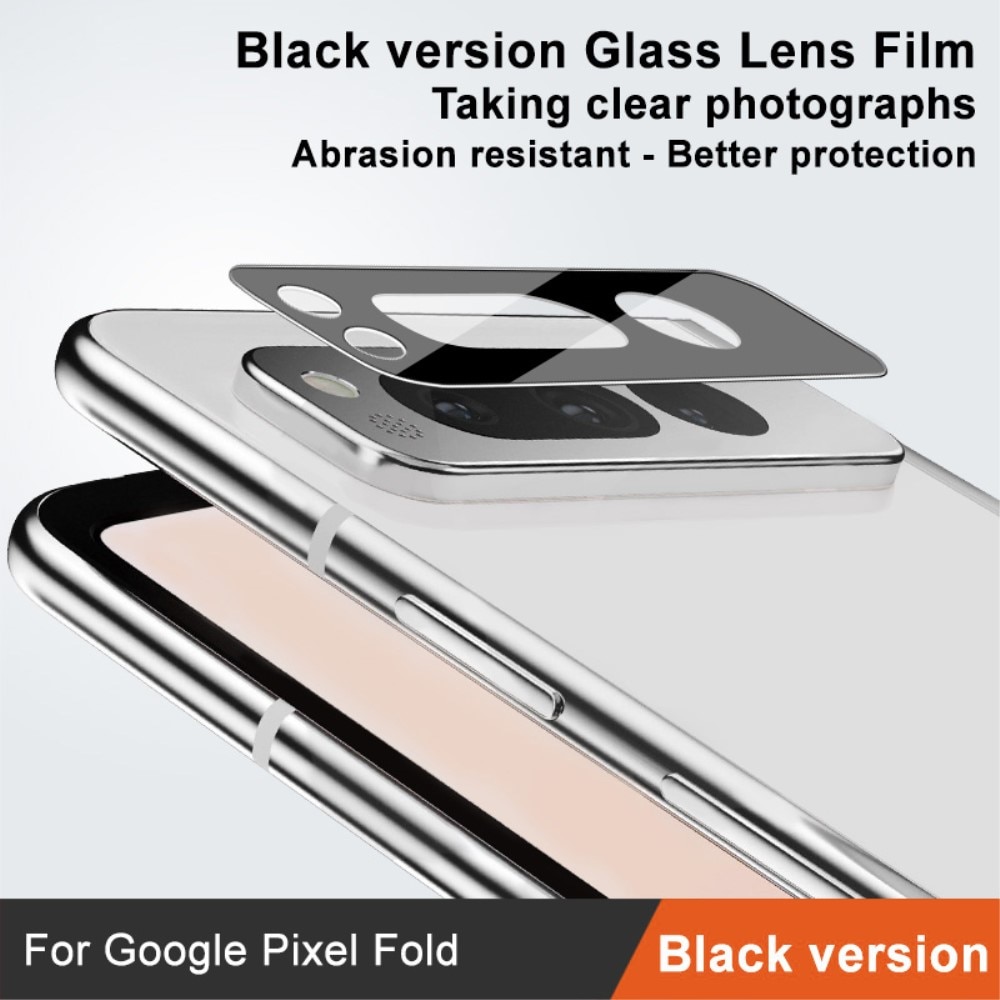 Google Pixel Fold Tempered Glass 0.2mm Lens Protector Black