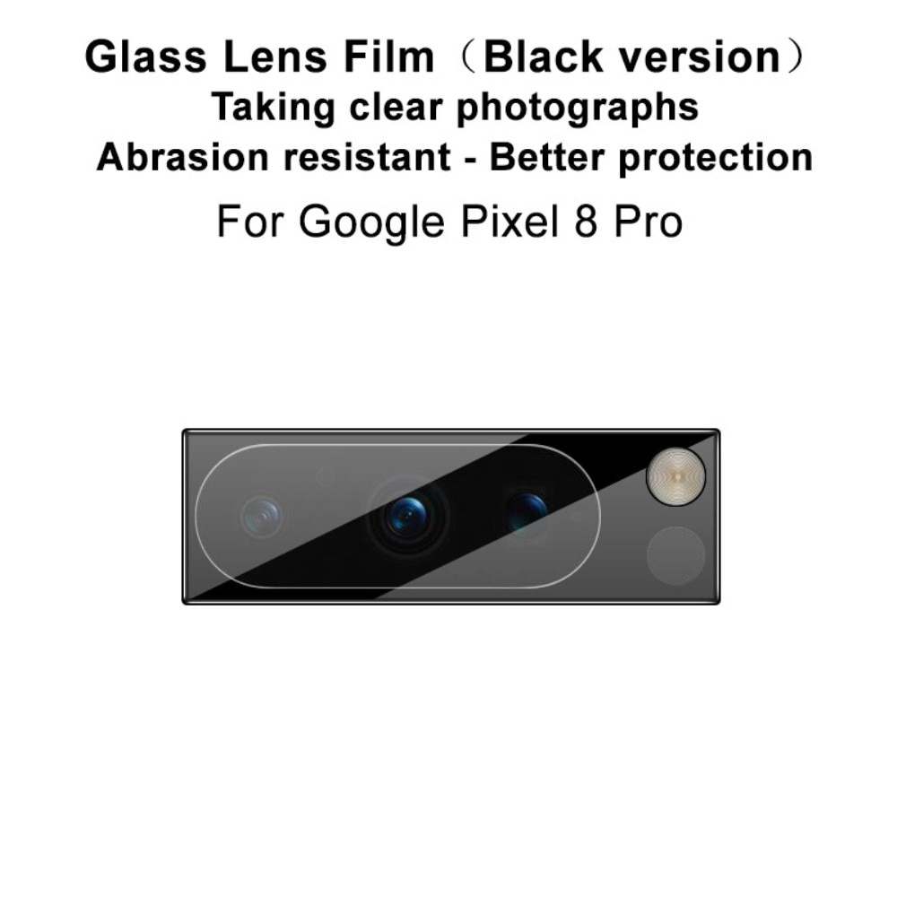 Google Pixel 8 Pro Tempered Glass 0.2mm Lens Protector Black