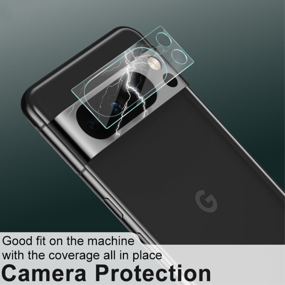 Google Pixel 8 Pro Tempered Glass Camera Protector (2-pack) Transparent