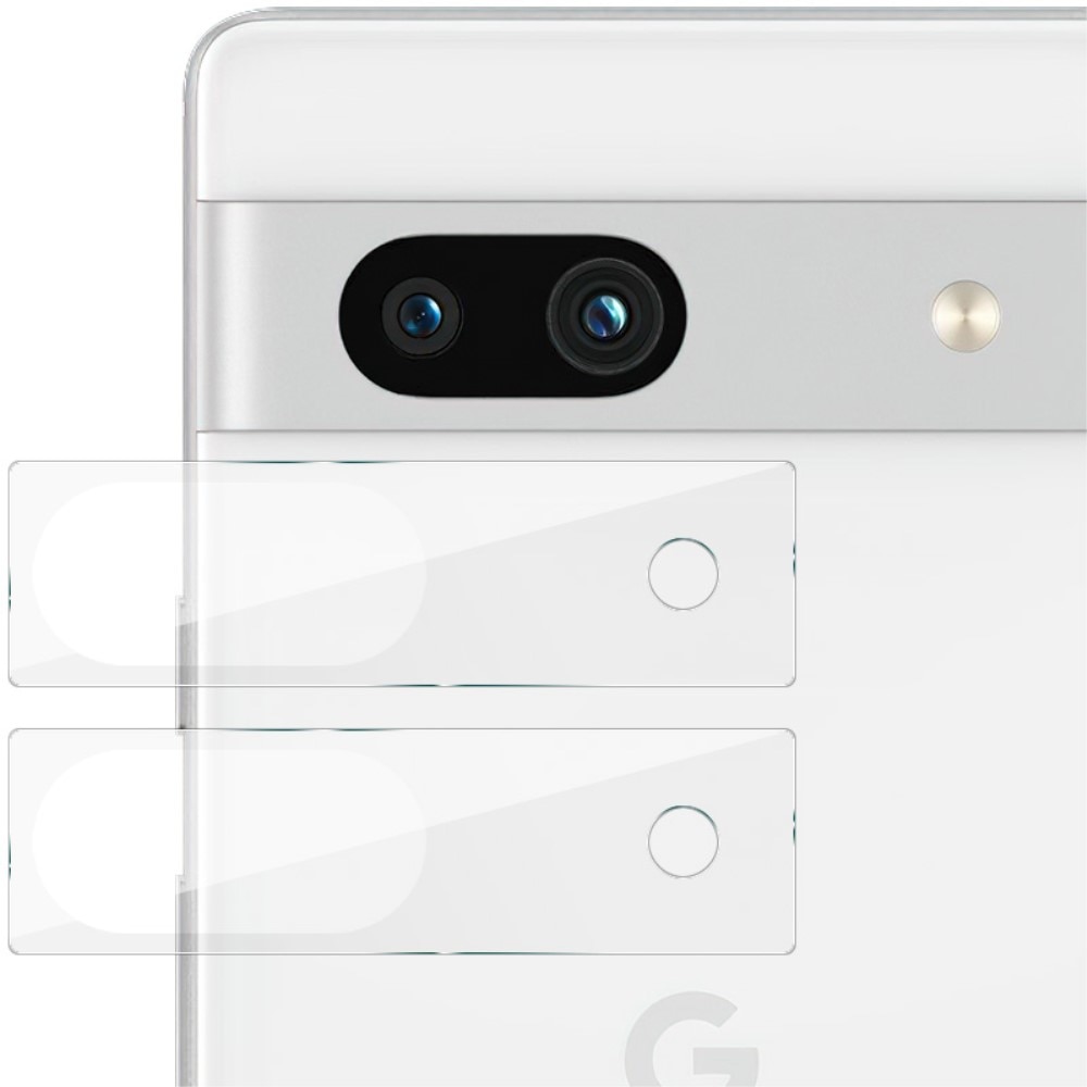 Google Pixel 7a Tempered Glass Lens Protector (2-pack) Transparent