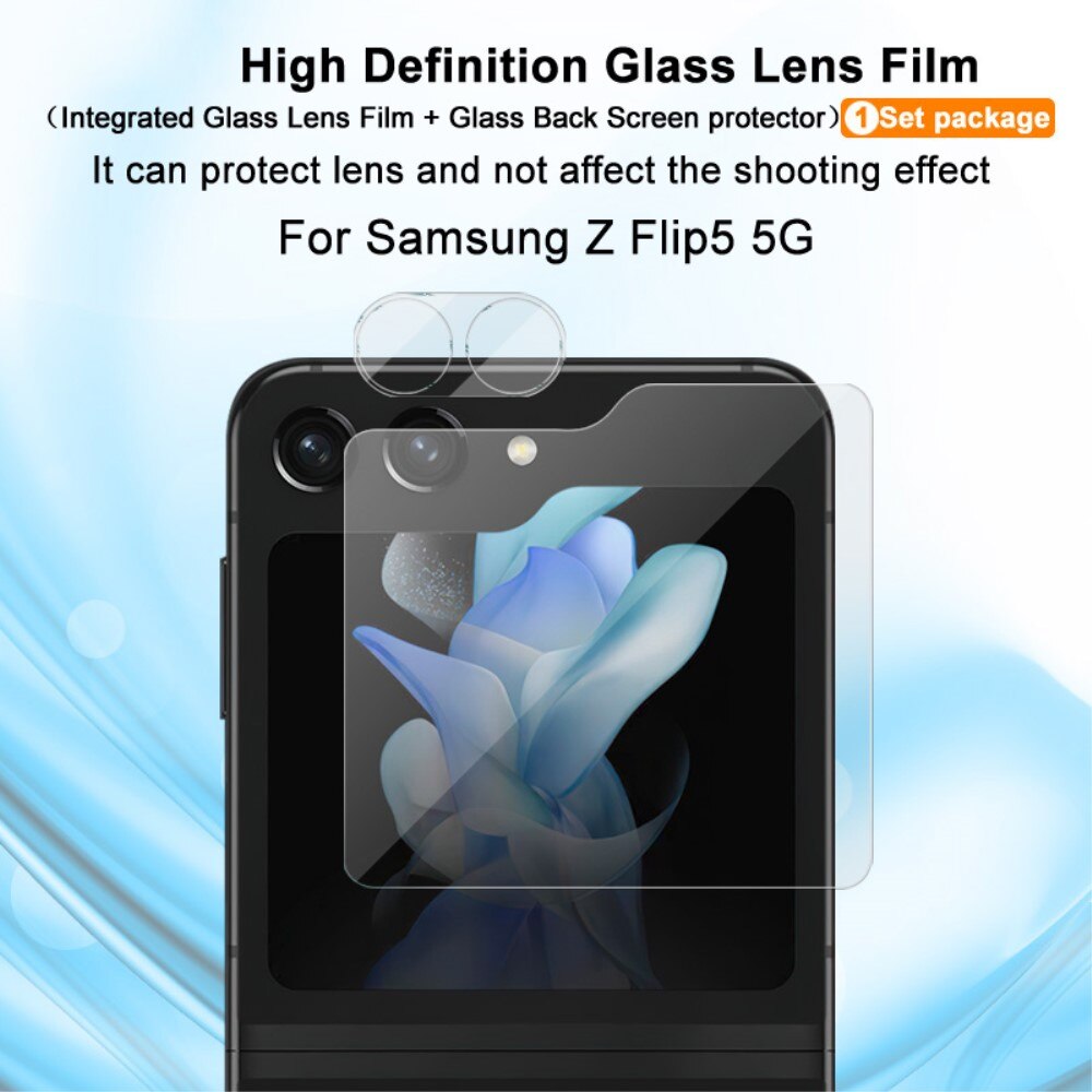 Samsung Galaxy Z Flip 5 Tempered Glass Lens & Outer Screen Protector