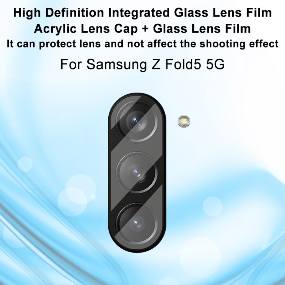 Samsung Galaxy Z Fold 5 Tempered Glass 0.2mm Lens Protector Transparent