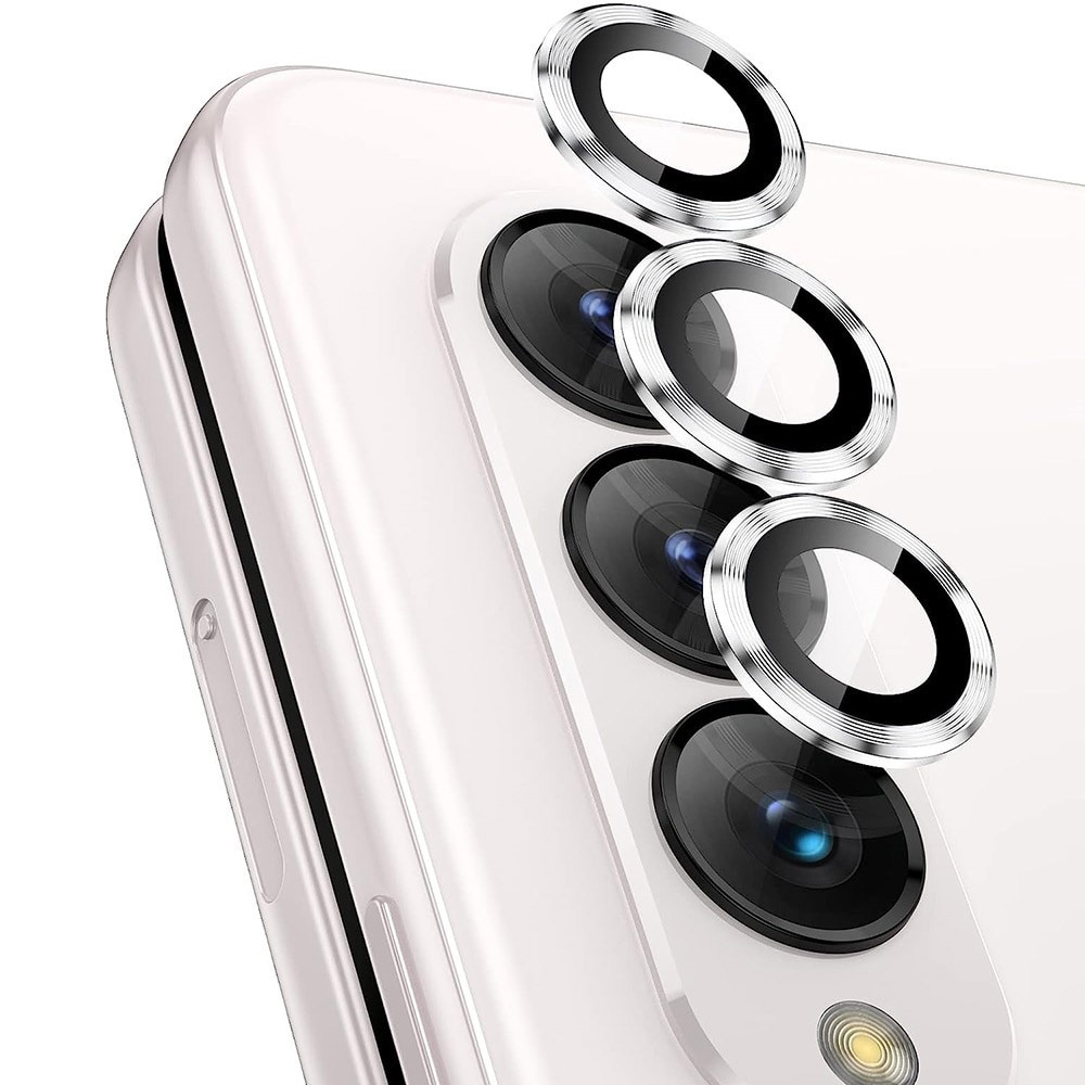 Samsung Galaxy Z Fold 5 Tempered Glass Lens Protector Aluminium Silver