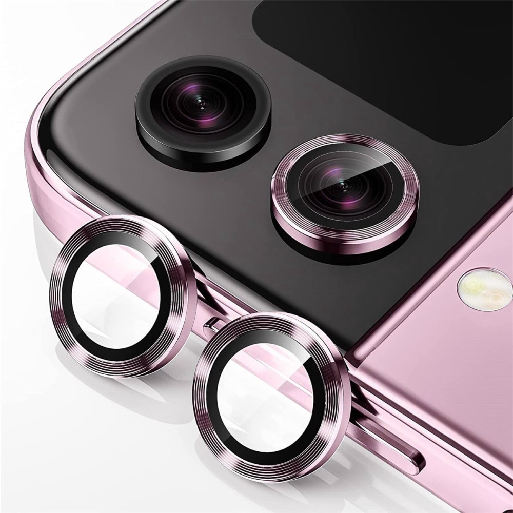 Samsung Galaxy Z Flip 6 Tempered Glass Lens Protector Aluminium Pink