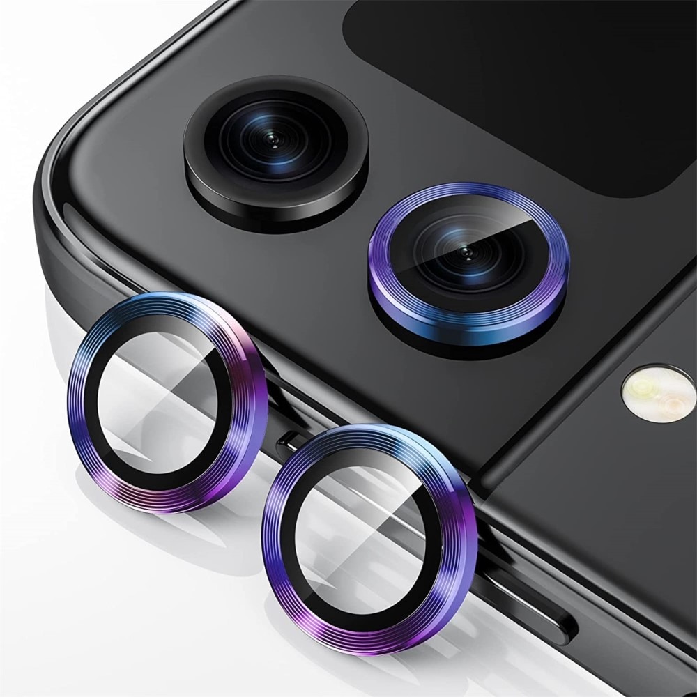 Samsung Galaxy Z Flip 5 Tempered Glass Lens Protector Aluminium Rainbow