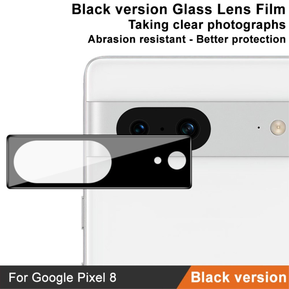 Google Pixel 8 Tempered Glass 0.2mm Lens Protector Black