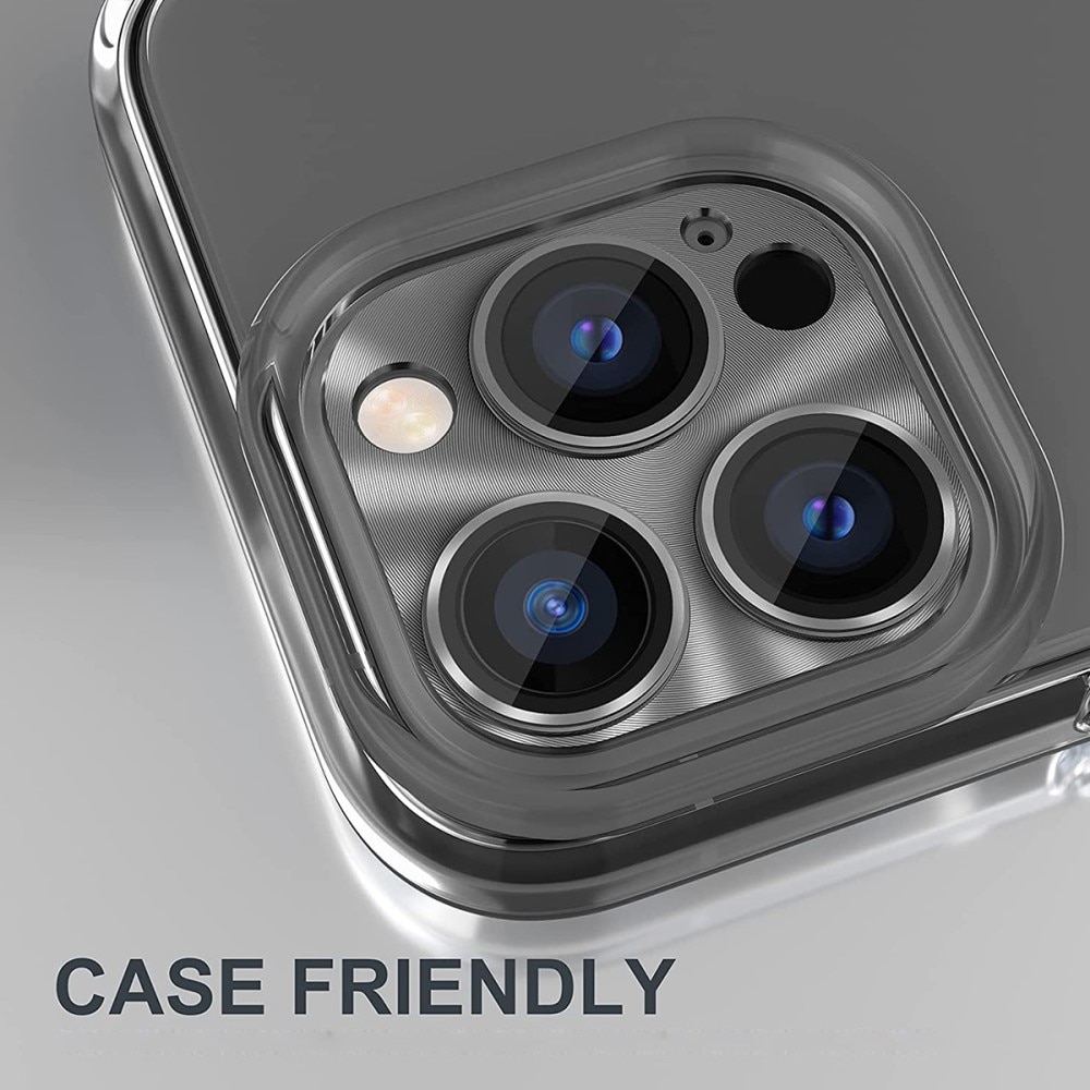 iPhone 15 Pro Max Camera Protector Tempered Glass Aluminium Black