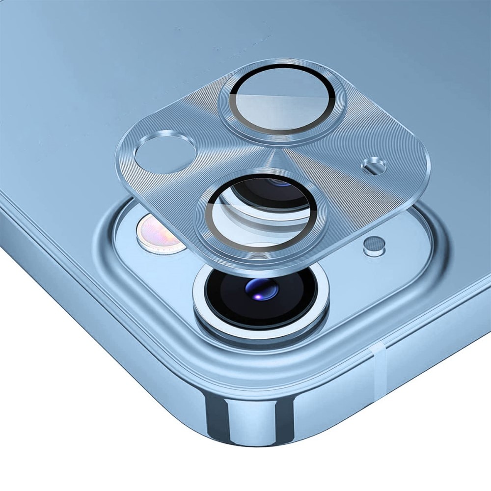 iPhone 15 Plus Camera Protector Tempered Glass Aluminium Blue