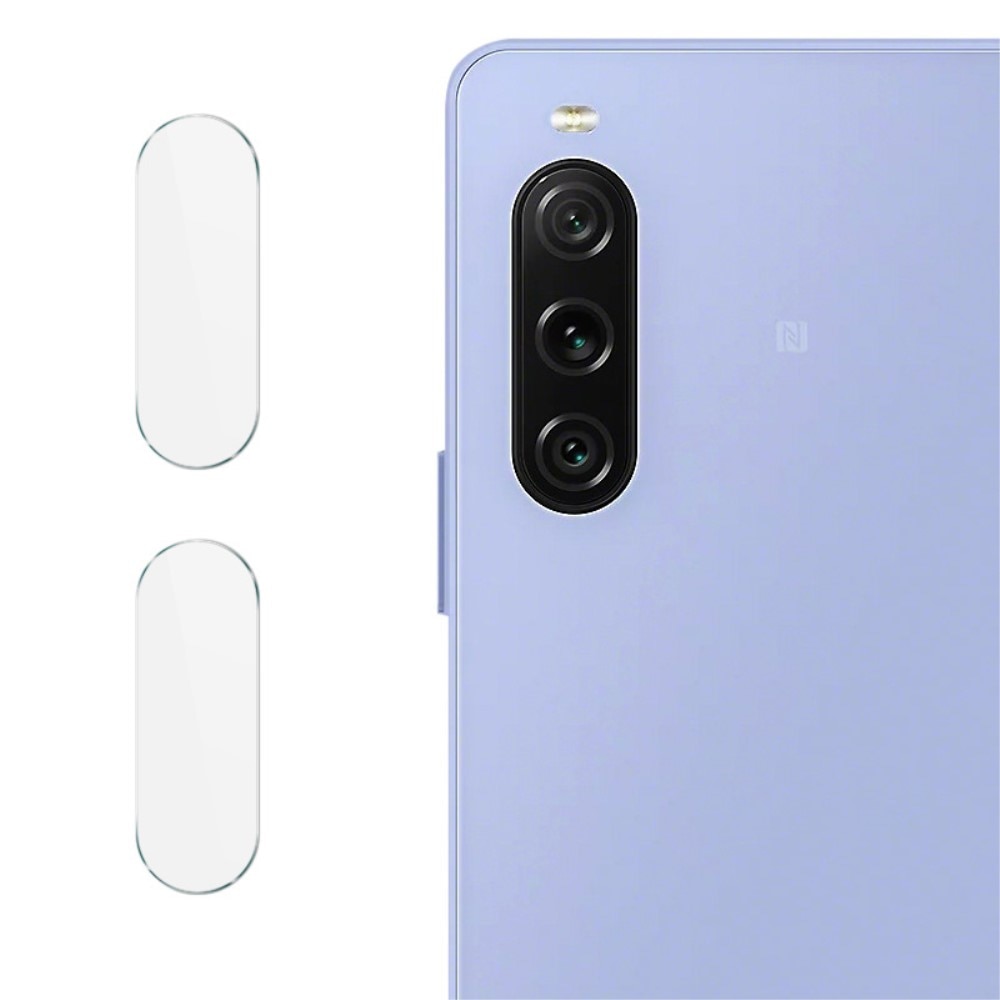 Sony Xperia 10 V Tempered Glass Lens Protector (2-pack) Transparent