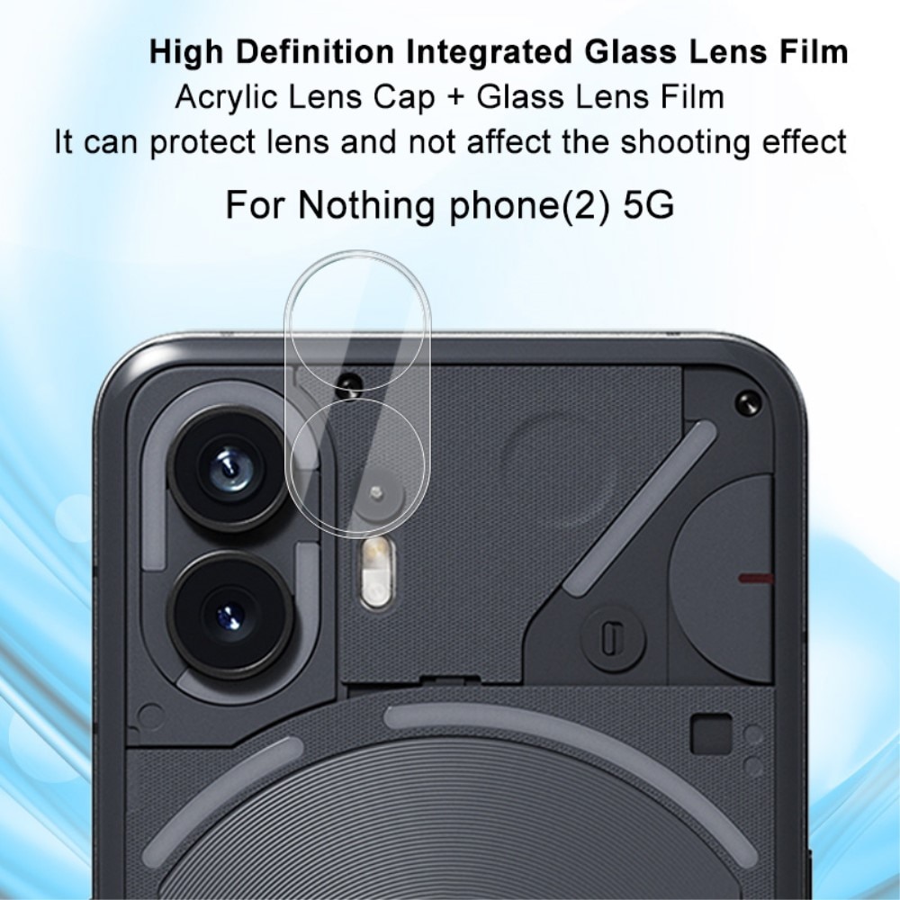 Nothing Phone 2 Tempered Glass 0.2mm Lens Protector Transparent