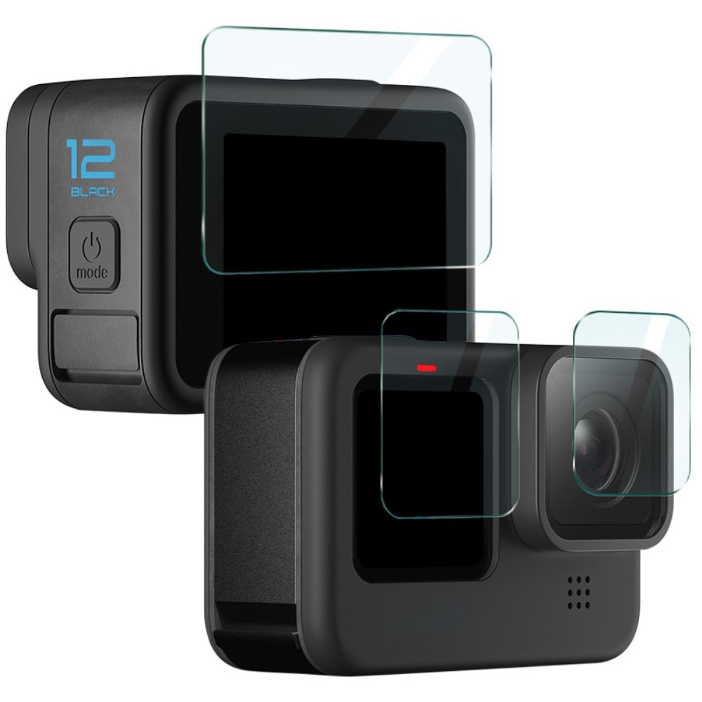 Tempered Glass Full Cover GoPro HERO12 Black