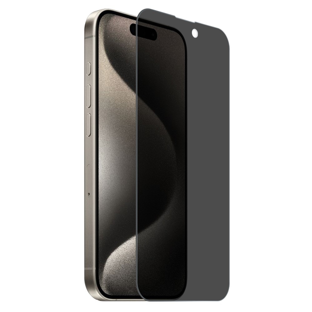 iPhone 15 Pro Tempered Glass Privacy Screen Protector