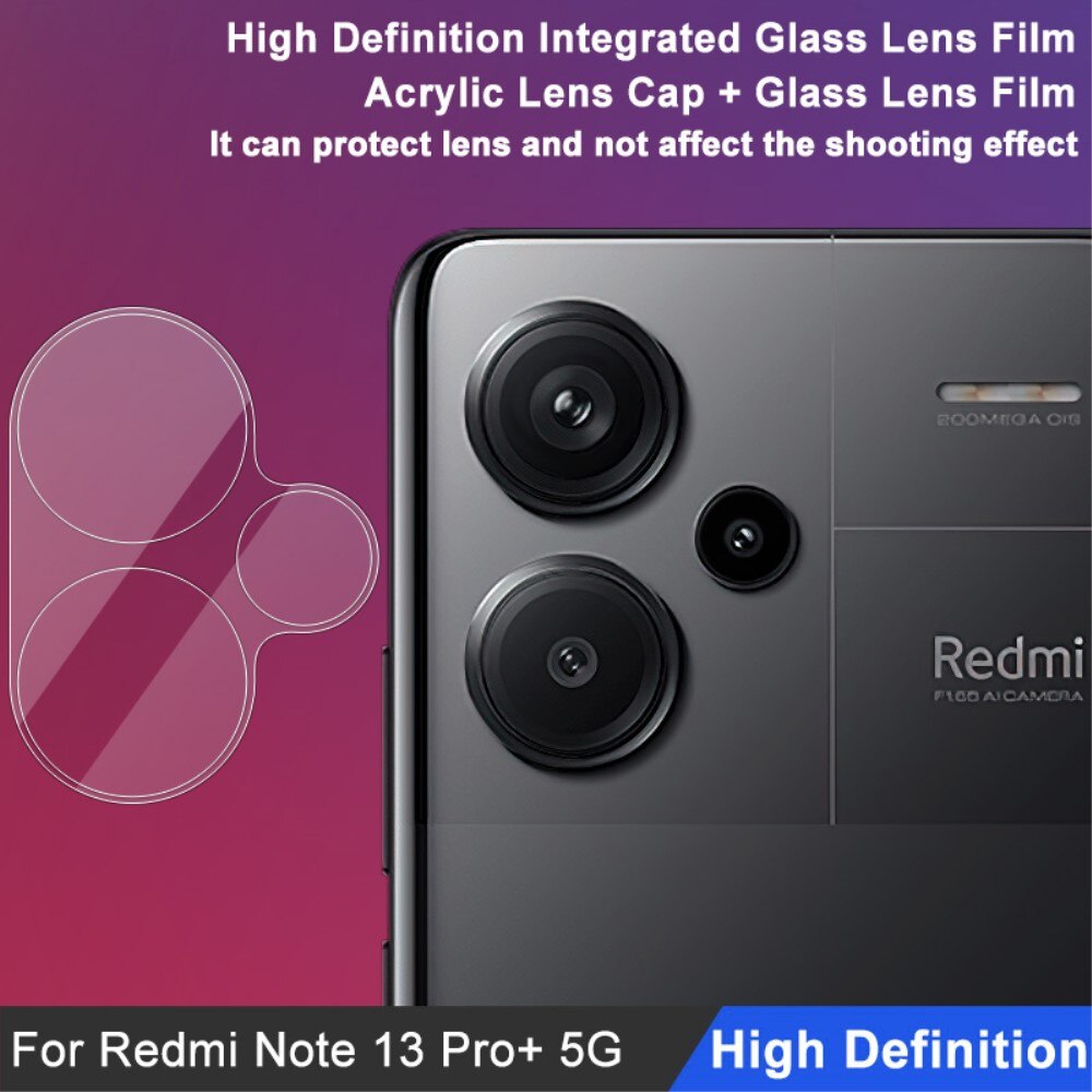 Xiaomi Redmi Note 13 Pro Plus Tempered Glass 0.2mm Lens Protector Transparent