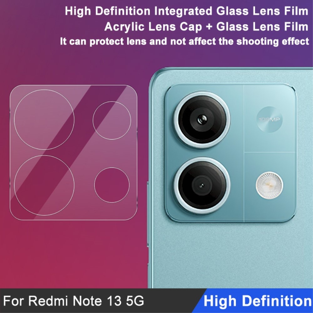 Xiaomi Redmi Note 13 Tempered Glass 0.2mm Lens Protector Transparent