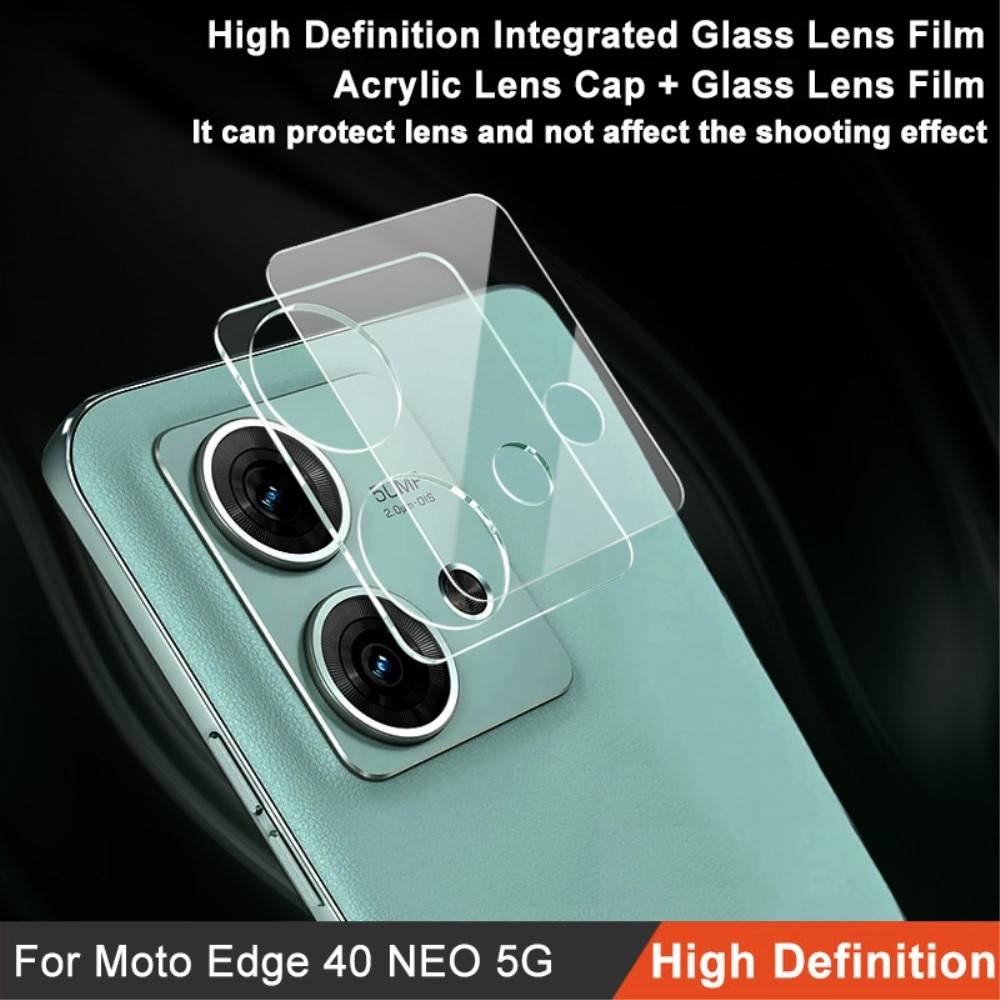 Motorola Edge 40 Neo Tempered Glass 0.2mm Lens Protector Transparent