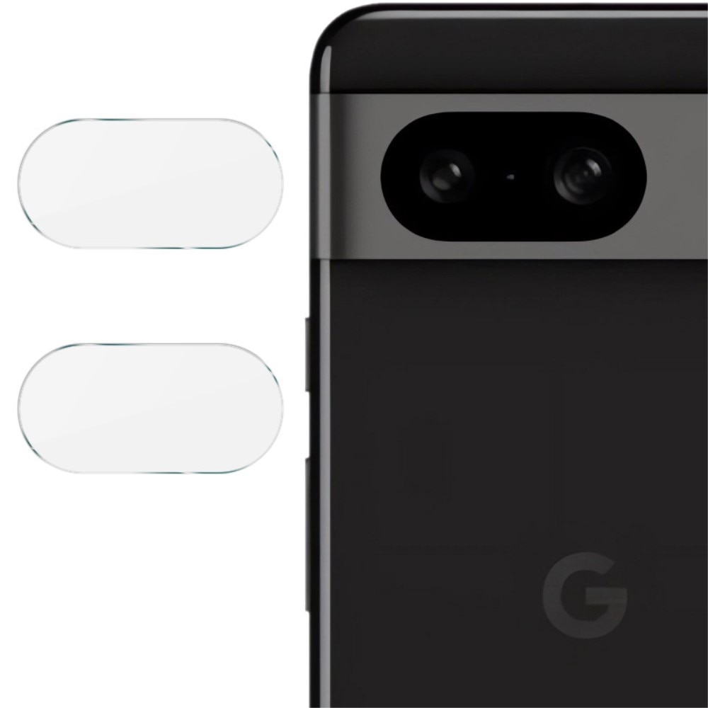 Google Pixel 8 Tempered Glass Lens Protector (2-pack) Transparent