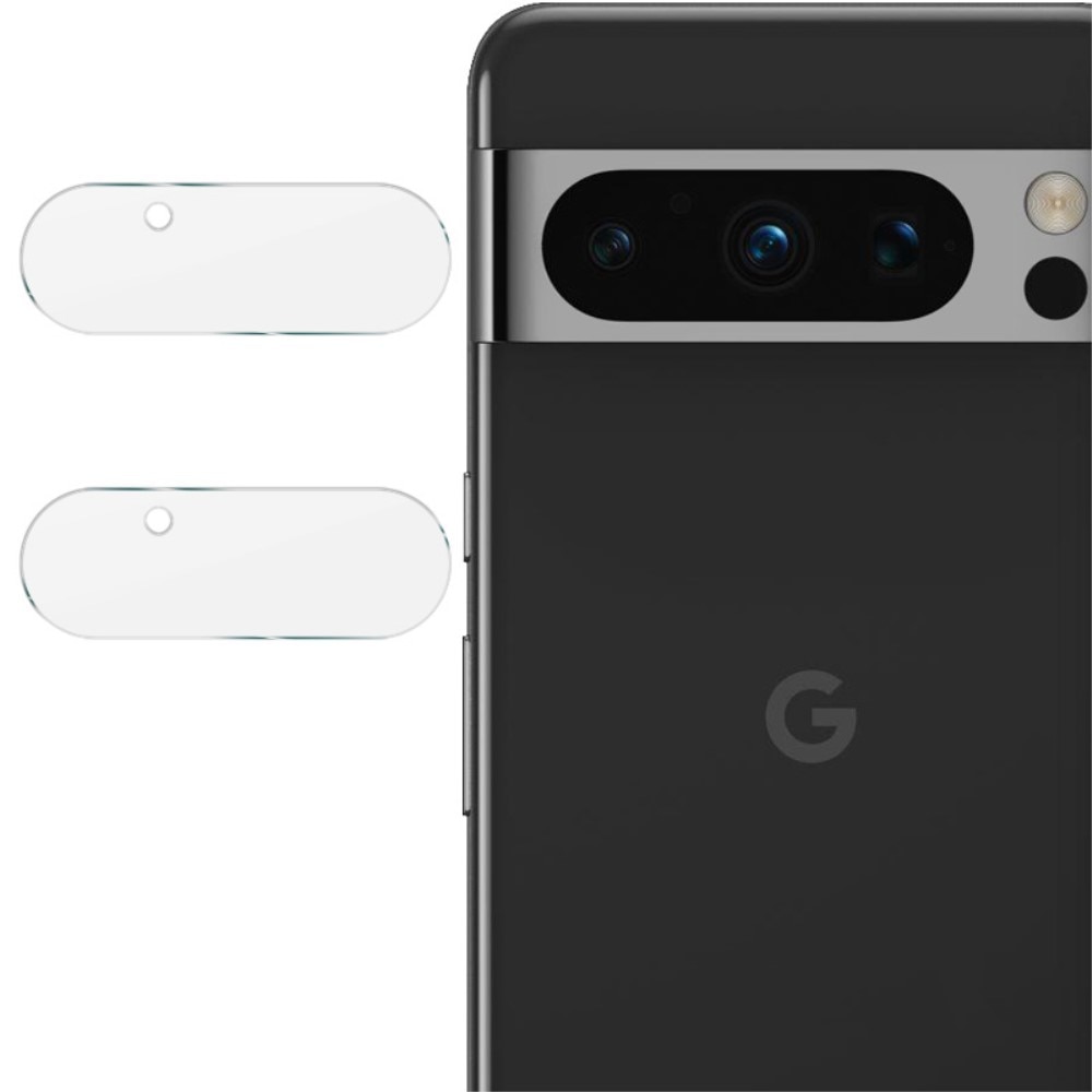 Google Pixel 8 Pro Tempered Glass Lens Protector (2-pack) Transparent