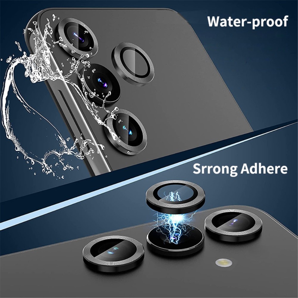 Samsung Galaxy A05s Tempered Glass Lens Protector Aluminium Black