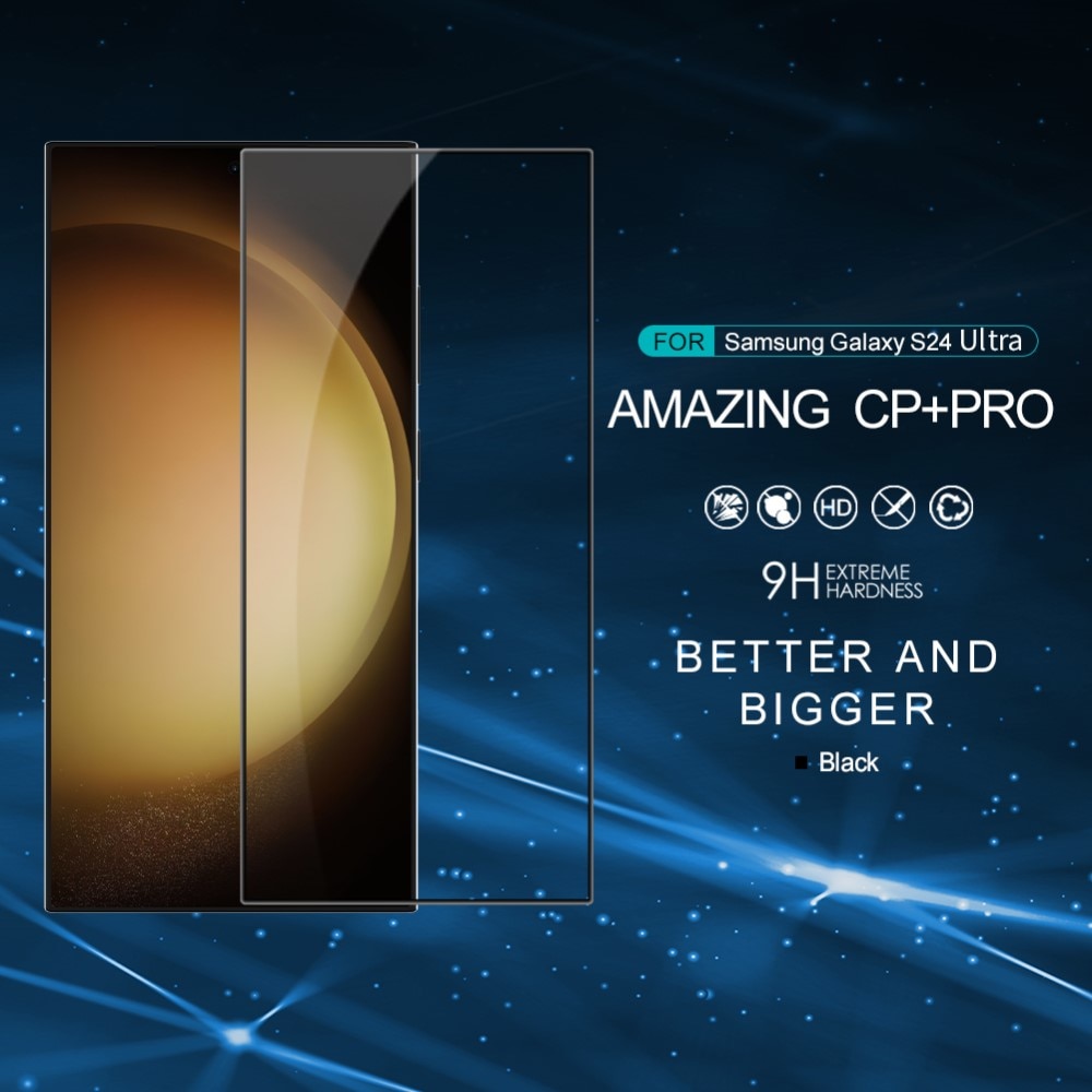 Samsung Galaxy S24 Ultra Amazing C+PRO Tempered Glass Black