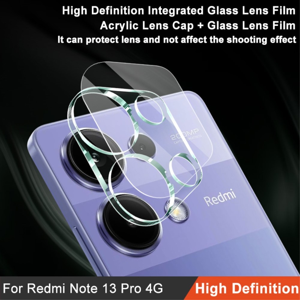 Xiaomi Redmi Note 13 Pro 4G Tempered Glass 0.2mm Lens Protector Transparent