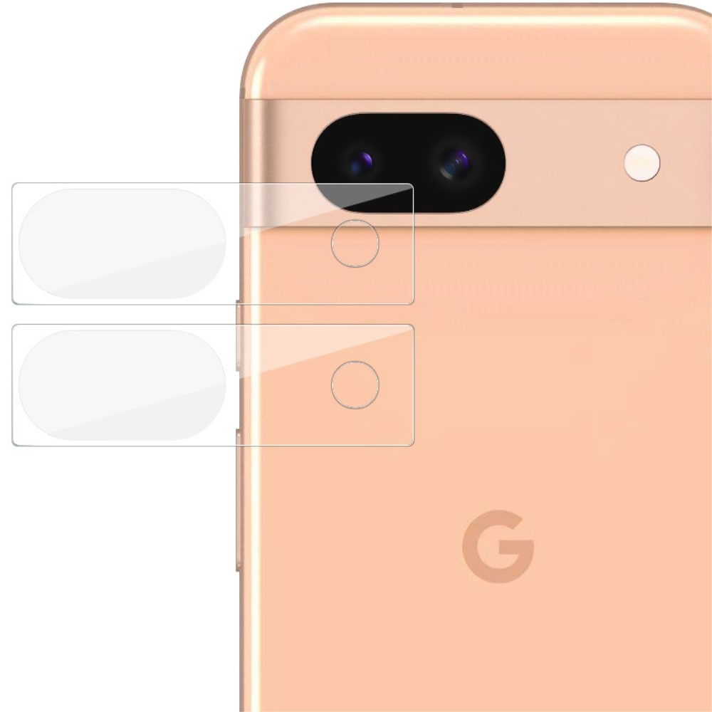 Google Pixel 8a Tempered Glass Camera Protector (2-pack) Transparent