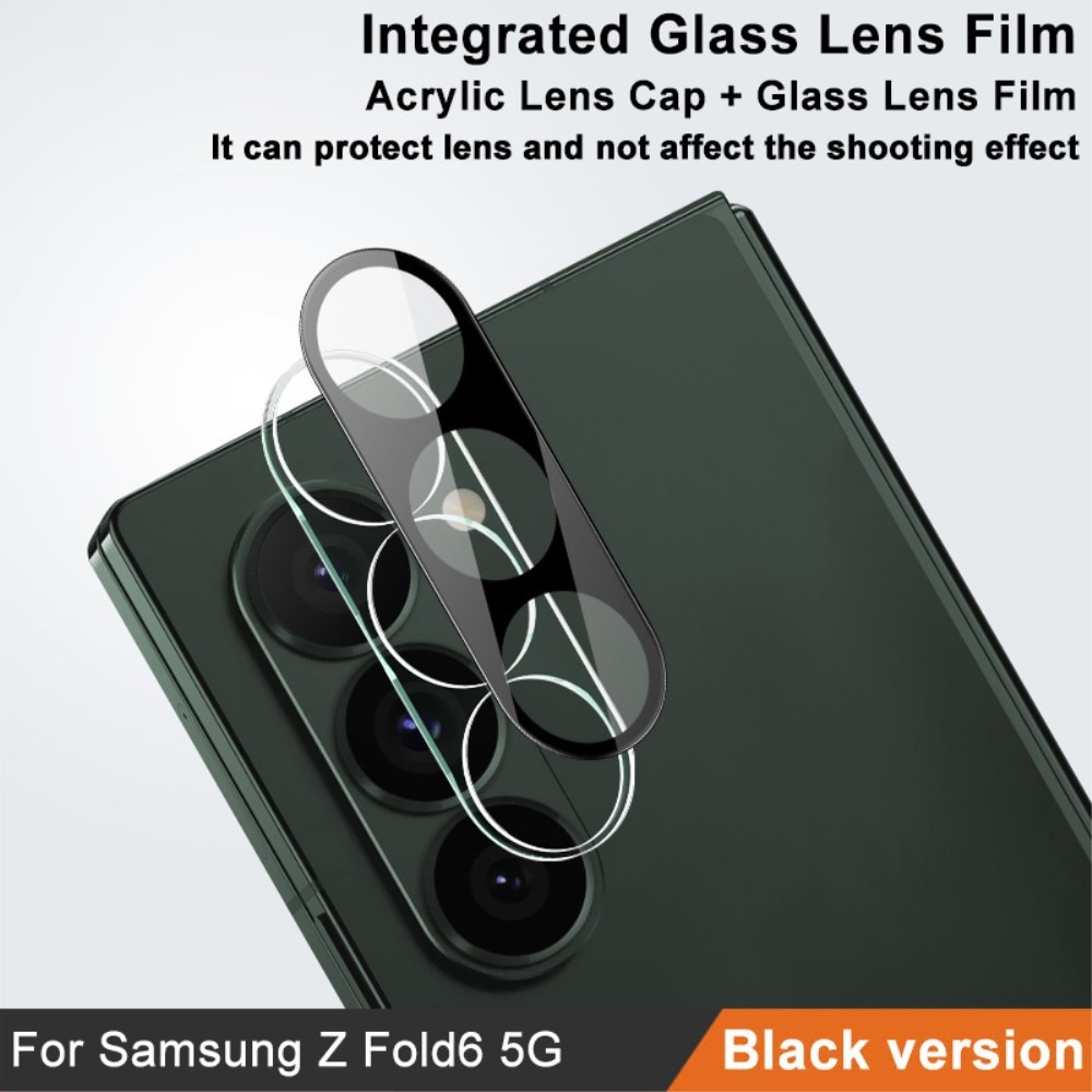 Samsung Galaxy Z Fold 6 Tempered Glass 0.2mm Lens Protector Black