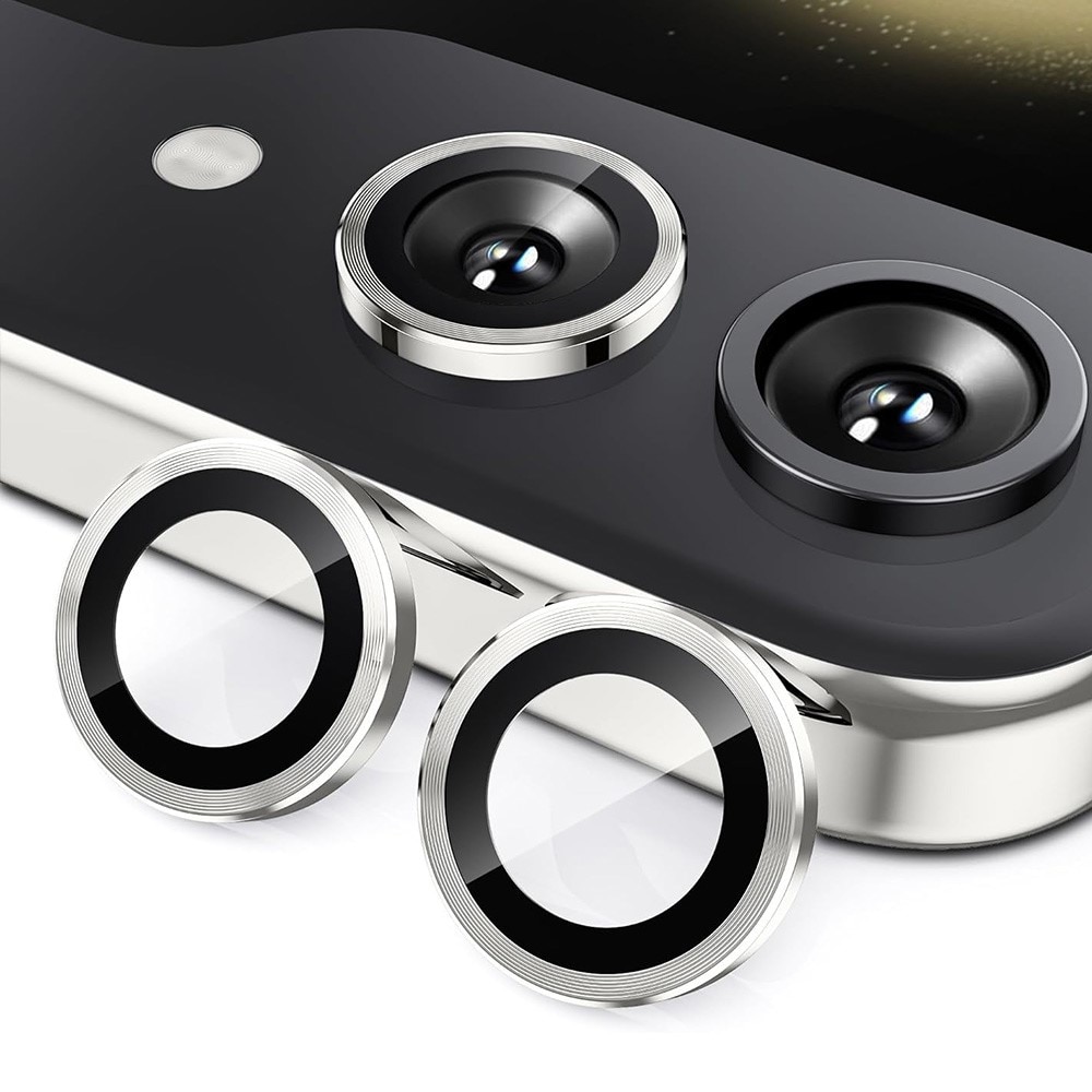 Samsung Galaxy Z Flip 6 Tempered Glass Lens Protector Aluminium Silver