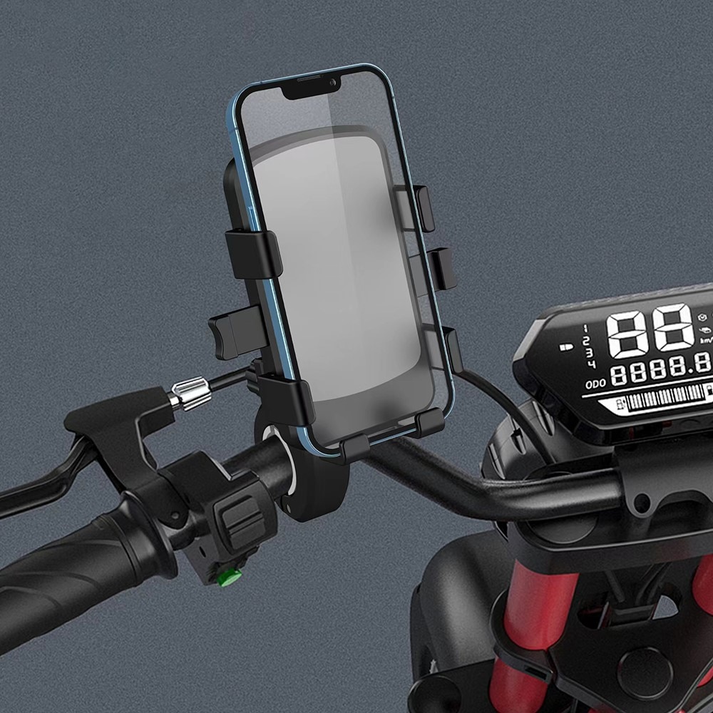 Mobile Holder for Bicycle/Motorcycle Handlebar Black