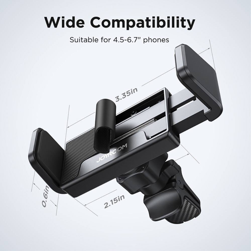 JR-ZS377 Phone Holder Car Air Vent Mount Black