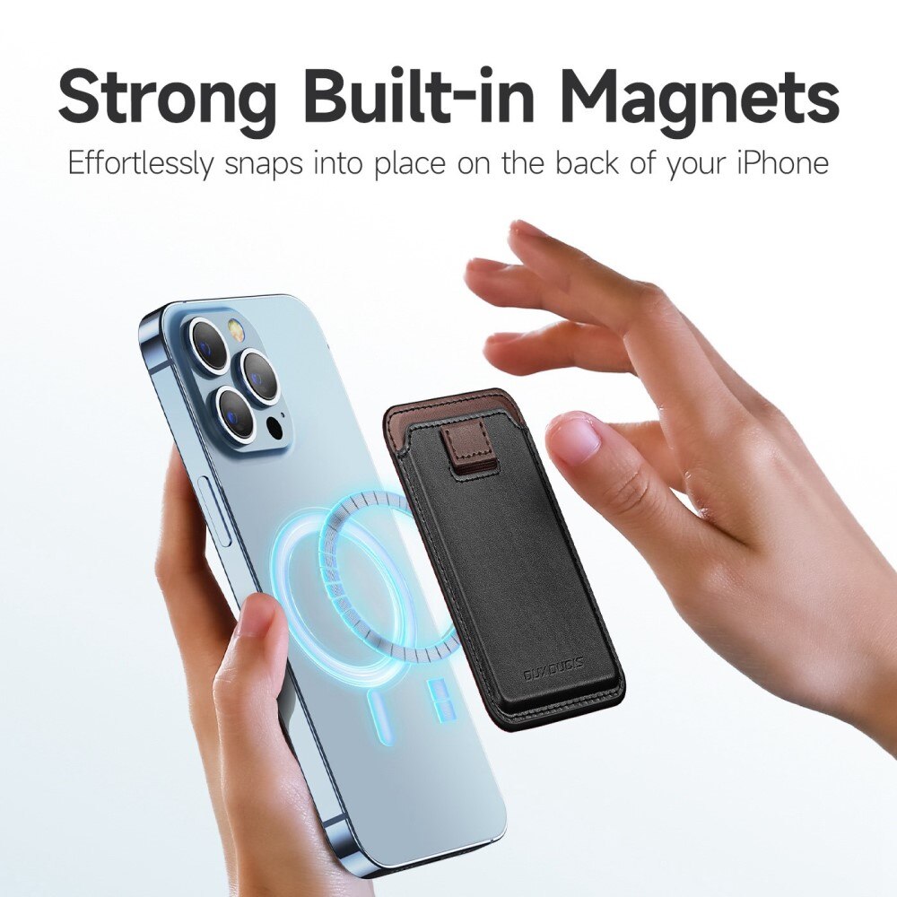MagSafe Magnetic Card Holder Black
