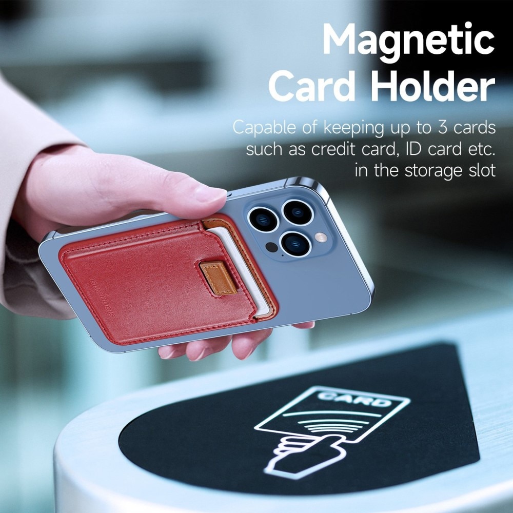 MagSafe Magnetic Card Holder Red
