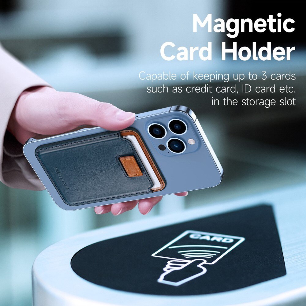 MagSafe Magnetic Card Holder Blue