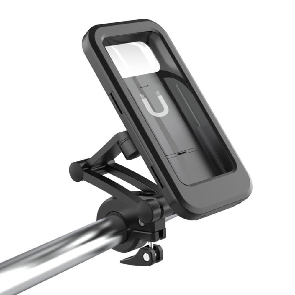 Waterproof mobile holder for bicycle/motorcycle Black