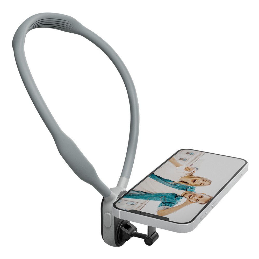 Universal MagSafe Mobile Holder Neck Mount Grey