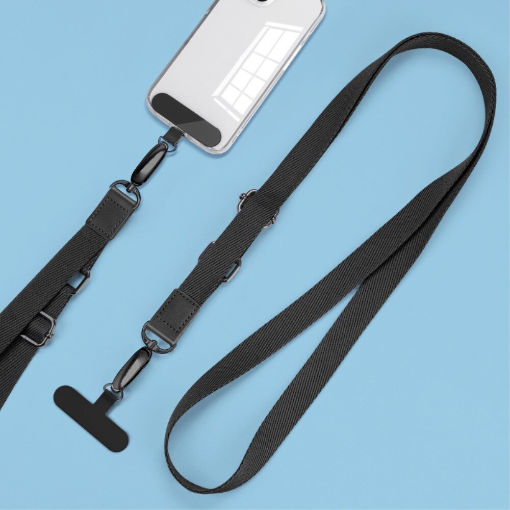 Universal Adjustable Phone Shoulder Strap Black