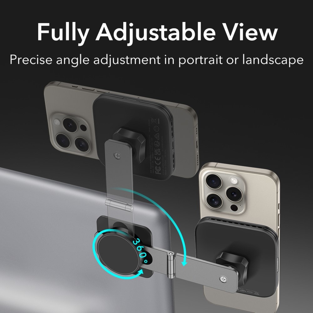 Qi2 HaloLock Tesla Touchscreen Wireless Car Charger Black