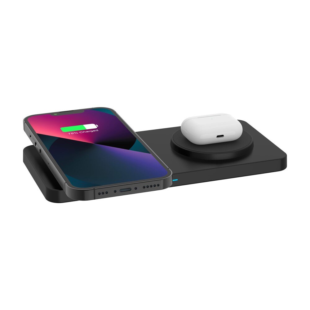 2-in-1 Magnetic Wireless Charging Pad 30W Black