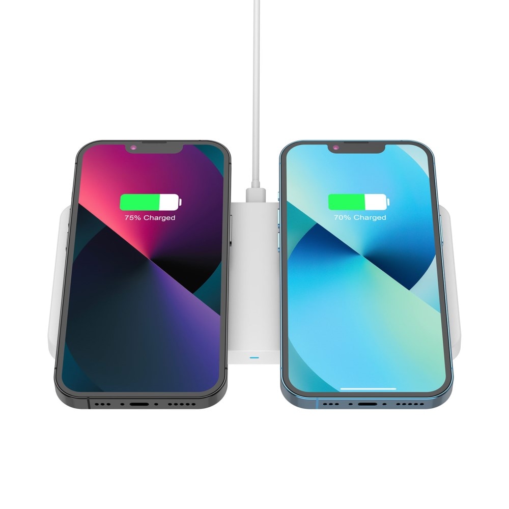 2-in-1 Magnetic Wireless Charging Pad 30W White