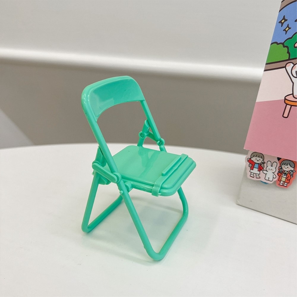 Chair/stand for the mobile phone Green